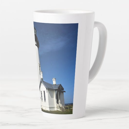 Yaquina Head Lighthouse, Newport, Oregon Latte Mok (Rechterhoek)