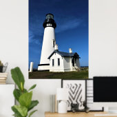 Yaquina Head Lighthouse, Newport, Oregon Poster (Thuiskantoor)