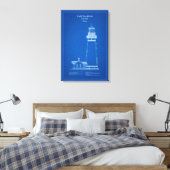 Yaquina Head Lighthouse - Oregon - AD Canvas Afdruk (Insitu (Slaapkamer))