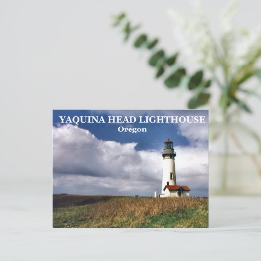 Yaquina Head Lighthouse, Oregon Briefkaart (Staand voorkant)