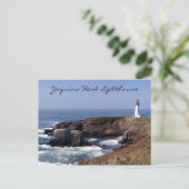 Yaquina Head Lighthouse Oregon Briefkaart (Staand voorkant)