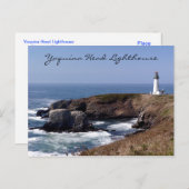 Yaquina Head Lighthouse Oregon Briefkaart (Voorkant / Achterkant)