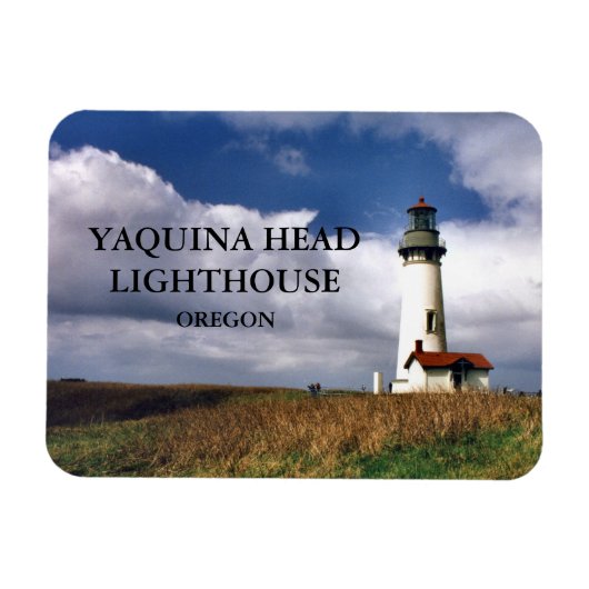 Yaquina Head Lighthouse, Oregon Flexi Magnet Magneet (Horizontaal)