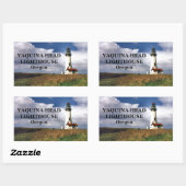 Yaquina Head Lighthouse, Oregon Rechthoekige Sticker (Vel)