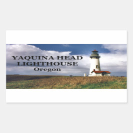 Yaquina Head Lighthouse, Oregon Rechthoekige Sticker