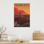 Yaquina Head Lighthouse, Oregon - Reisposter Poster (Keuken)