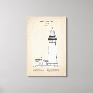 Yaquina Head Lighthouse - Oregon - SBD Canvas Afdruk