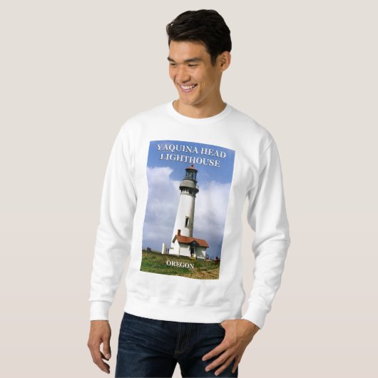Yaquina Head Lighthouse, Oregon Sweatshirt (Voorkant volledig)