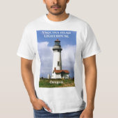 Yaquina Head Lighthouse, Oregon T-Shirt (Voorkant)