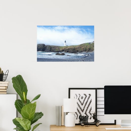 Yaquina Head Lighthouse Poster (Thuiskantoor)