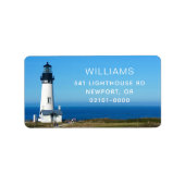 Yaquina Head Lighthouse Return Address Label (Voorkant)
