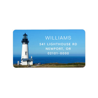 Yaquina Head Lighthouse Return Address Label