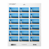 Yaquina Head Lighthouse Return Address Label (Full Sheet)