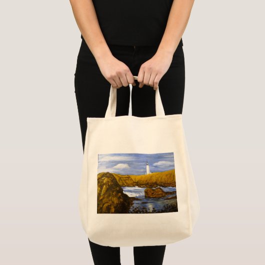Yaquina Head Lighthouse Tote Bag (Voorkant (product))