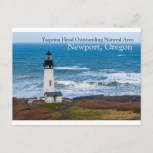 Yaquina Head Outstanding Natural Area Lighthouse Briefkaart