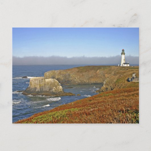 Yaquina Head-vuurtoren in Newport Oregon Briefkaart (Voorkant)