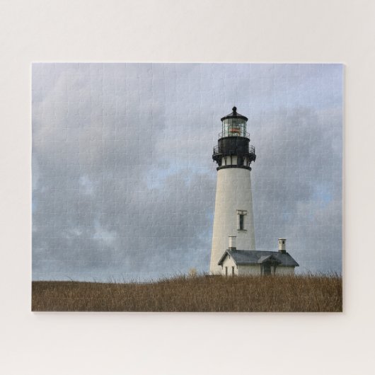 Yaquina Head-vuurtoren in Newport Oregon Legpuzzel (Horizontaal)