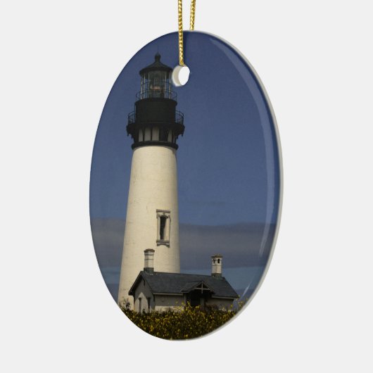 Yaquina Head vuurtoren Keramisch Ornament (Links)
