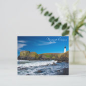 Yaquina Head Vuurtoren Kust Oregon Briefkaart (Staand voorkant)