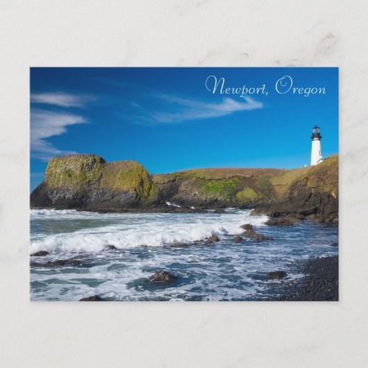 Yaquina Head Vuurtoren Kust Oregon Briefkaart (Voorkant)