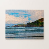 Yaquina Head vuurtoren Oregon. Legpuzzel (Horizontaal)