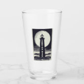 Yaquina Head Vuurtoren Oregon Moon Glas (Voorkant)