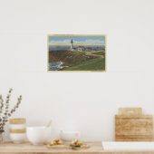 Yaquina Light House op Yaquina Head Poster (Keuken)