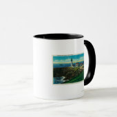 Yaquina Lighthouse en Yaquina HeadYaquina, OF Mok (Voorkant rechts)