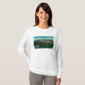 Yaquina Lighthouse en Yaquina HeadYaquina, OF T-shirt (Voorkant volledig)