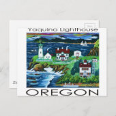 Yaquina Lighthouse ~ Oregon Briefkaart (Voorkant / Achterkant)