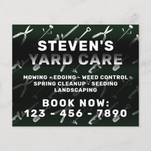 Yard Care Tools patroon Flyer