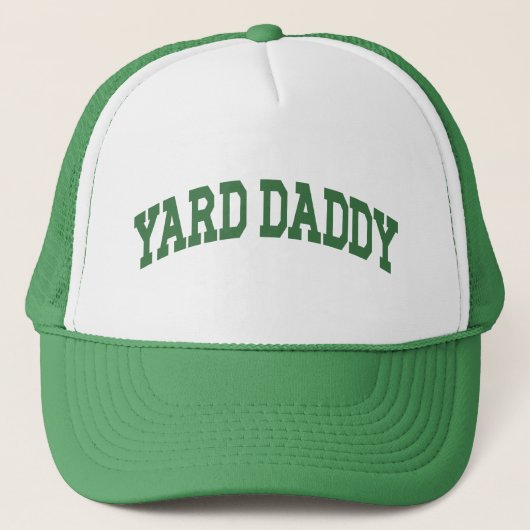Yard Daddy Funny Lawn Mowing Dad Tuinieren Pa Trucker Pet (Voorkant)