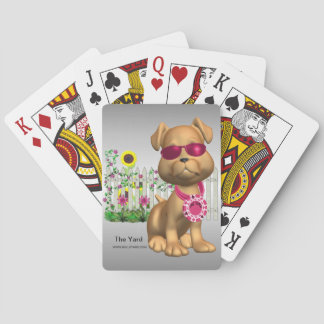Yard Flower Fence Playing Cards Speelkaarten
