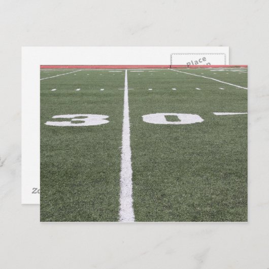 Yard Line Post Card Briefkaart (Voorkant / Achterkant)