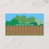 Yard Maintenance Service Visitekaartje (Achterkant)