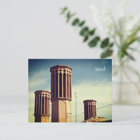 Yard-Old windenergie-architectuur Briefkaart (Staand voorkant)