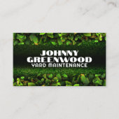 Yard onderhoud en landschapsarchitectuur natuur visitekaartje (Voorkant)
