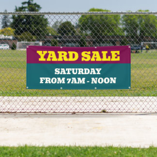 Yard Sale Aangepaste banner