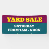 Yard Sale Aangepaste banner (Horizontaal)