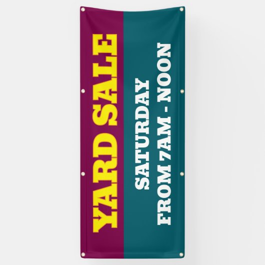 Yard Sale Aangepaste banner (Verticaal)