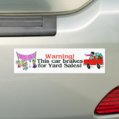 Yard Sale Bumpersticker (Op auto)