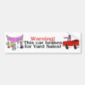 Yard Sale Bumpersticker (Voorkant)