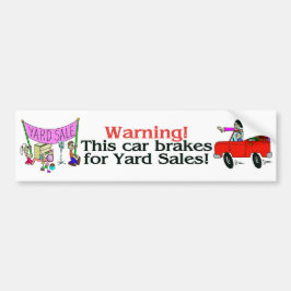 Yard Sale Bumpersticker