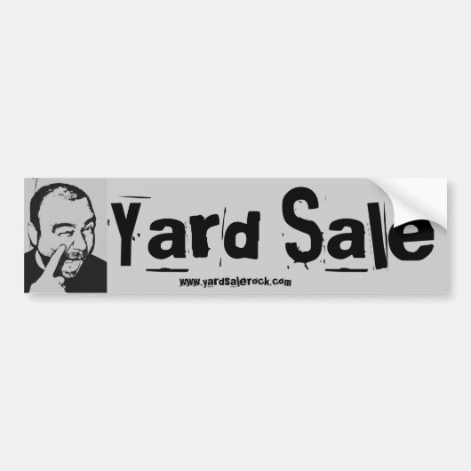 Yard Sale Bumpersticker (Voorkant)