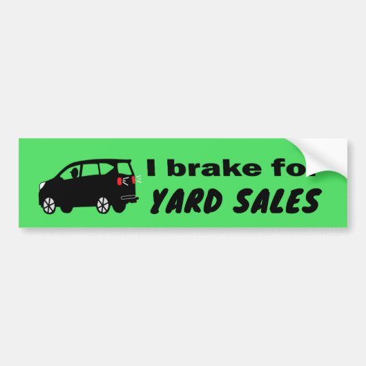 Yard Sale Cool Fun Kies een kleur Bumpersticker (Voorkant)