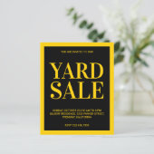 Yard Sale Flyer (Staand voorkant)