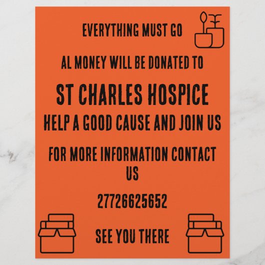 Yard Sale Flyer (Achterkant)