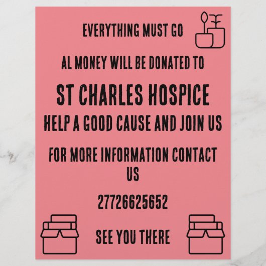 Yard Sale Flyer (Achterkant)