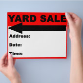 Yard Sale Flyer (Hand)