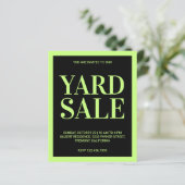 Yard Sale Flyer (Staand voorkant)